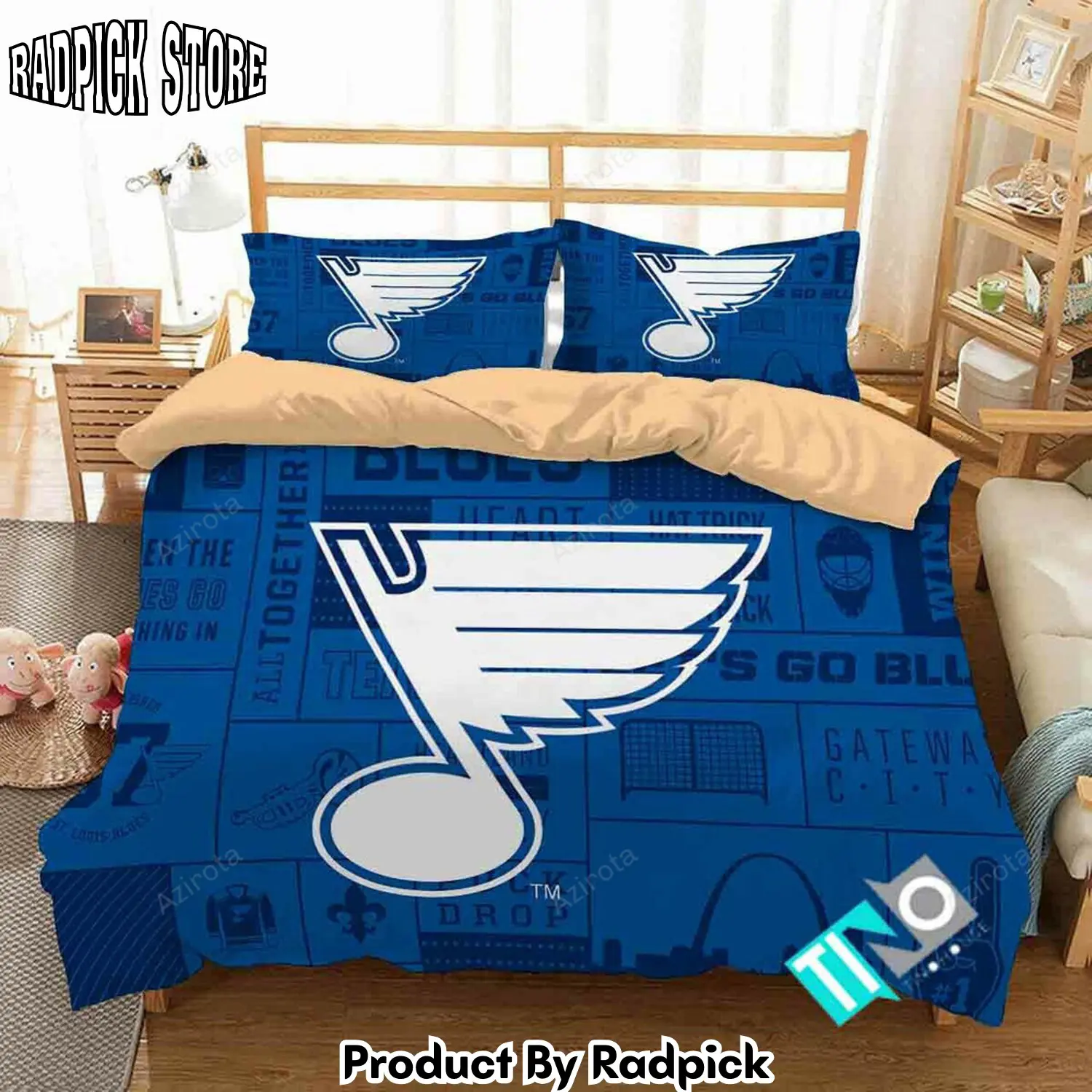 Radpick st louis blues bedding set v3 rp3272037